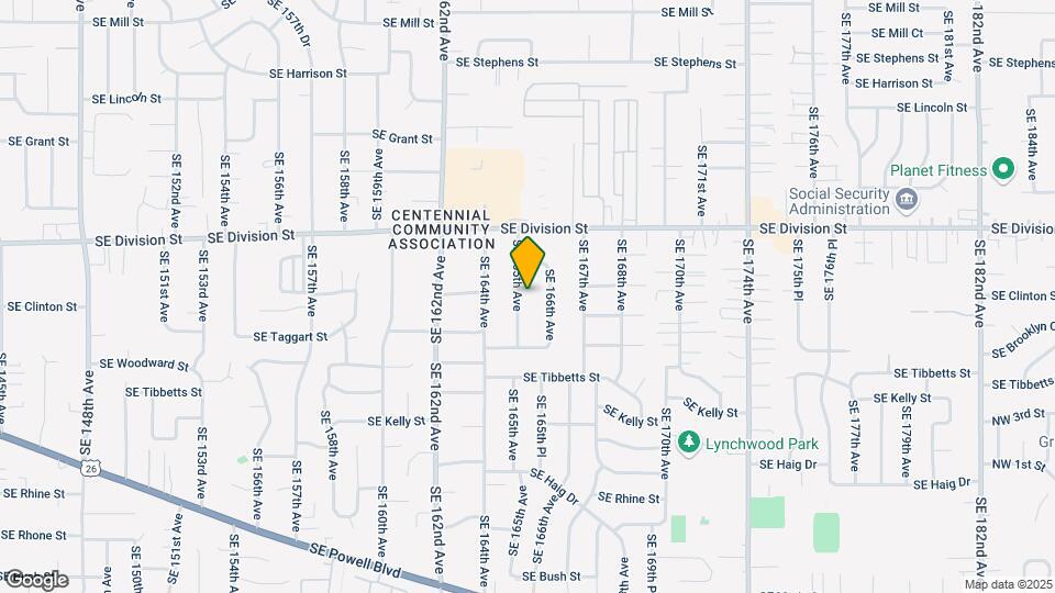 2726 SE 165th Ave Map and Location Details