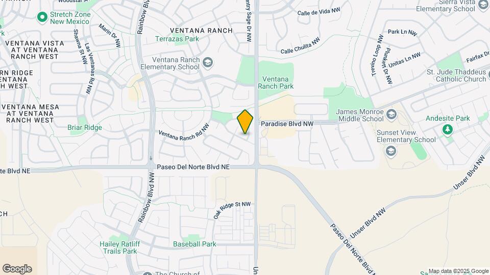 9701 Tapatio Dr NW Map and Location Details