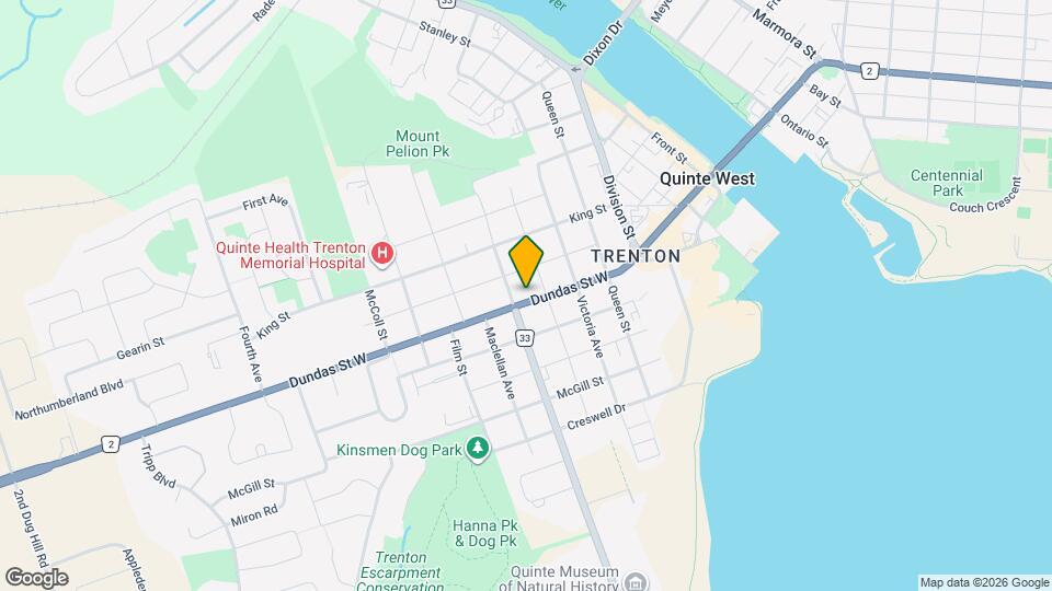 196 Dundas St W Map and Location Details