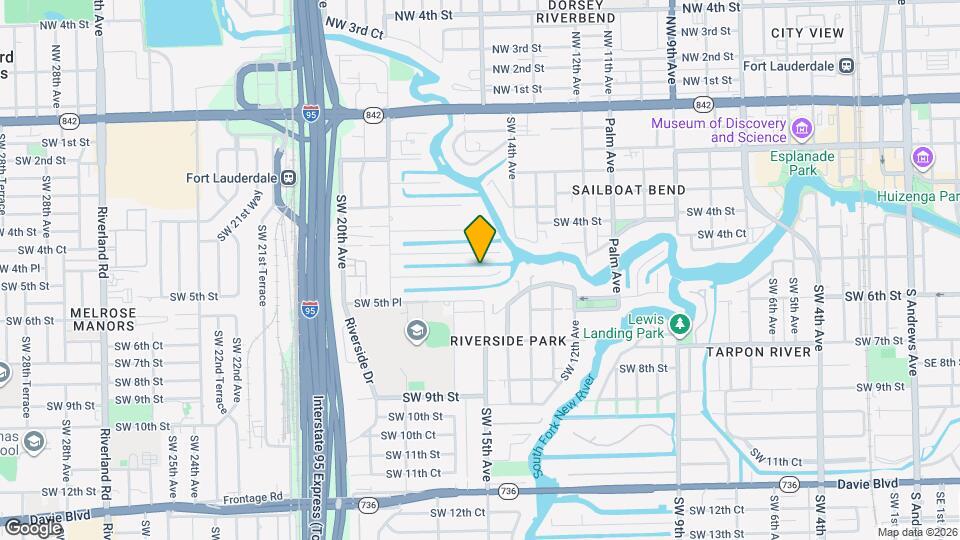 1521 SW 5th Ct Map and Location Details
