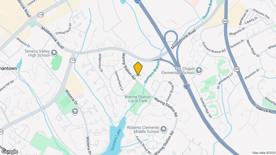 19206 Esmond Terrace Map and Location Details