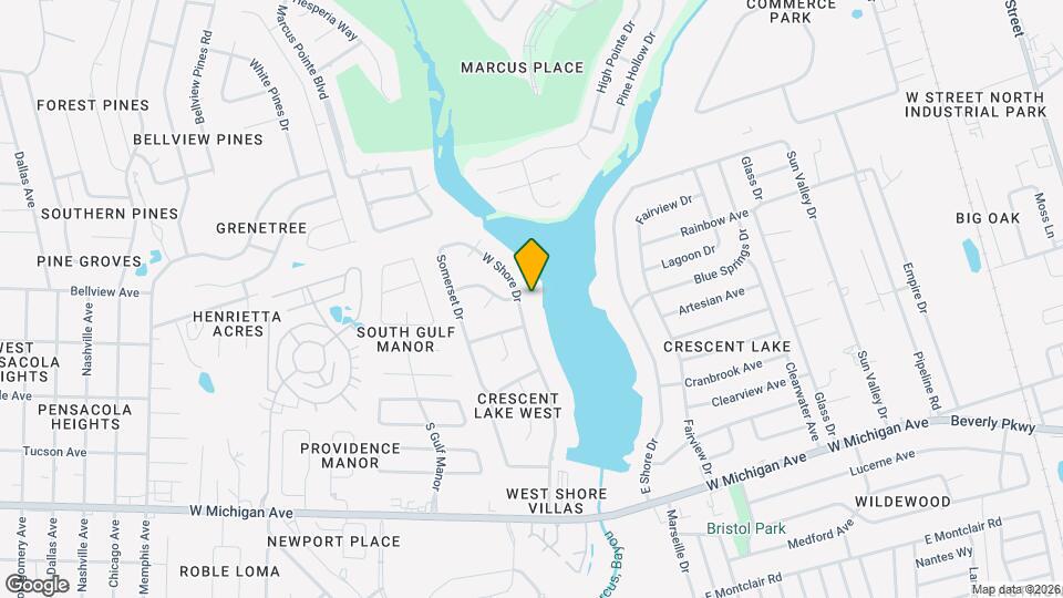 5894 W Shore Dr Map and Location Details