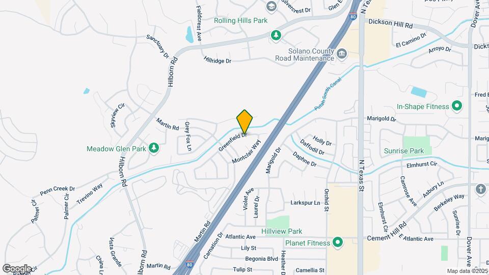 2159 Greenfield Dr Map and Location Details