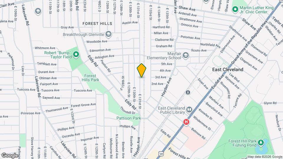 935 E 131st St Map and Location Details