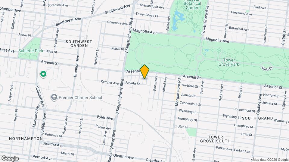 3133 Lackland Ave, Unit 1st floor Map and Location Details