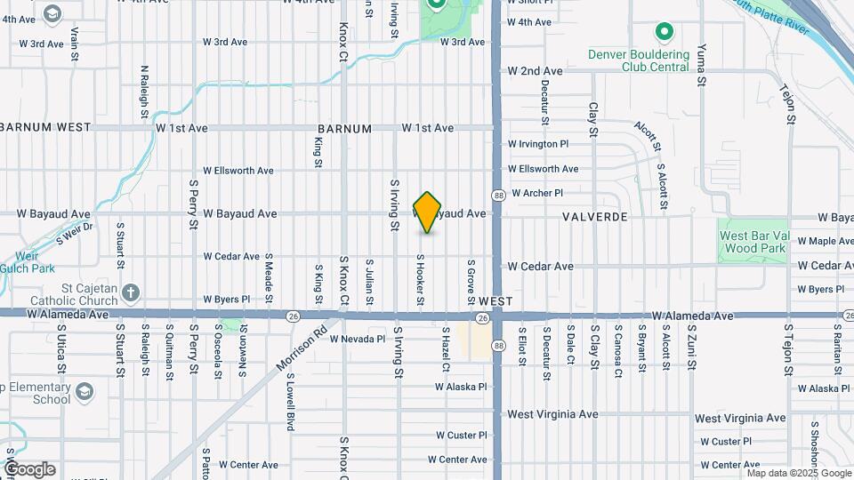 150 S Hooker St Map and Location Details