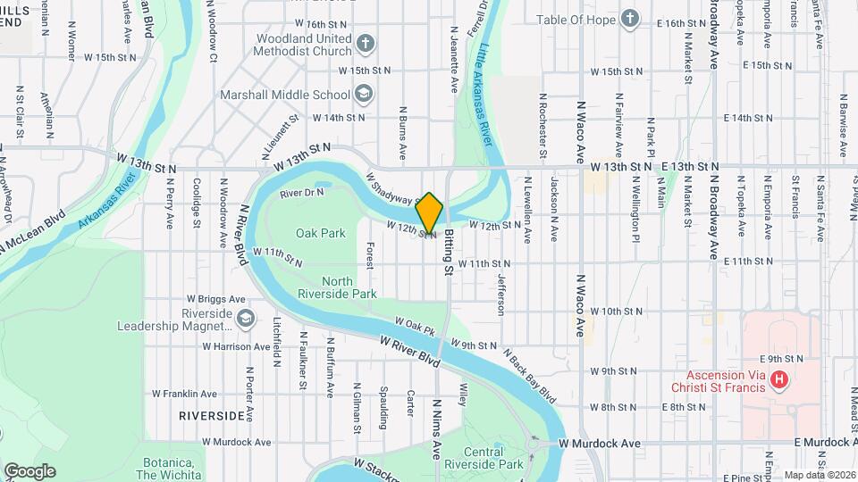 1226 N Carlos Ave Mapa y Detalles de la Ubicación