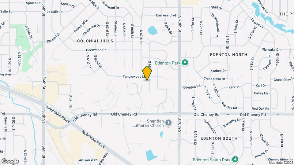 5515 S 68th St Map and Location Details