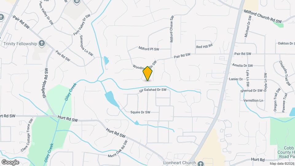 1590 Waterway Pl SW Map and Location Details