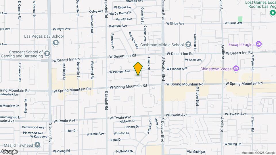 5151 W Pioneer Ave Map and Location Details