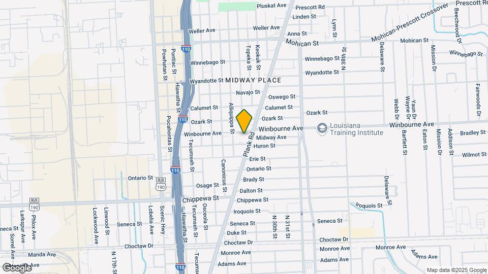 2820 Winbourne Ave Mapa y Detalles de la Ubicación