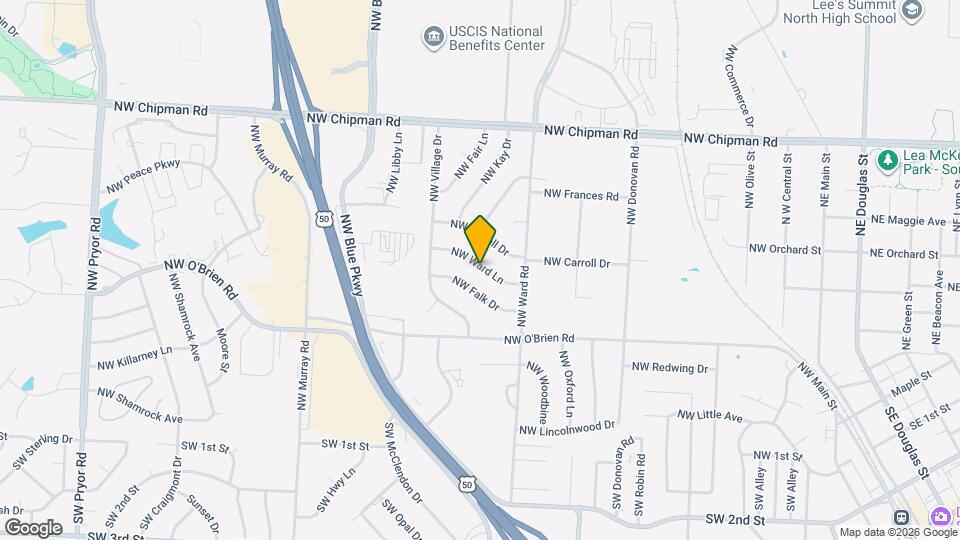 513 NW Ward Ln Map and Location Details