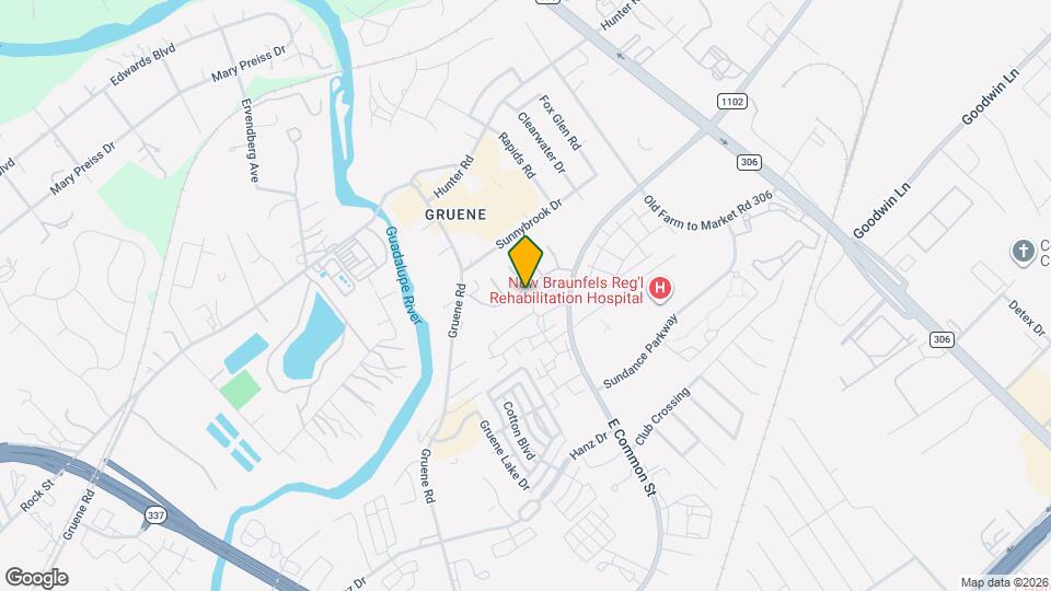 1690 Gruene Vineyard Crossing Map and Location Details