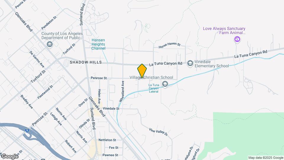 10450 Penrose St. Map and Location Details