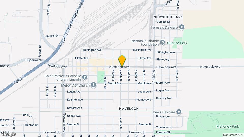 6601 Havelock Ave Mapa y Detalles de la Ubicación