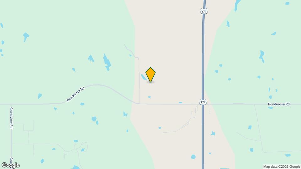 1654 Ponderosa Rd Map and Location Details