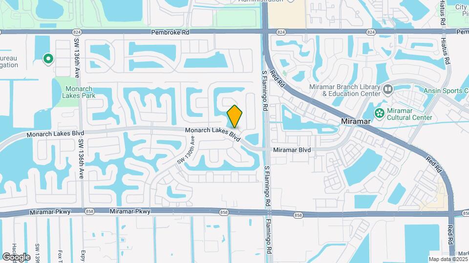 2388 SW 127th Ave Mapa y Detalles de la Ubicación