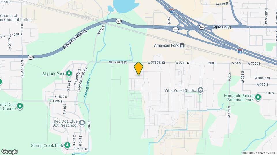 1123 W 250 S Map and Location Details