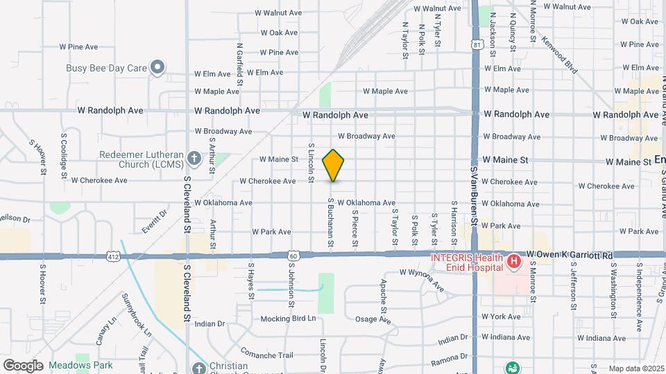 1631 W Cherokee Ave Map and Location Details