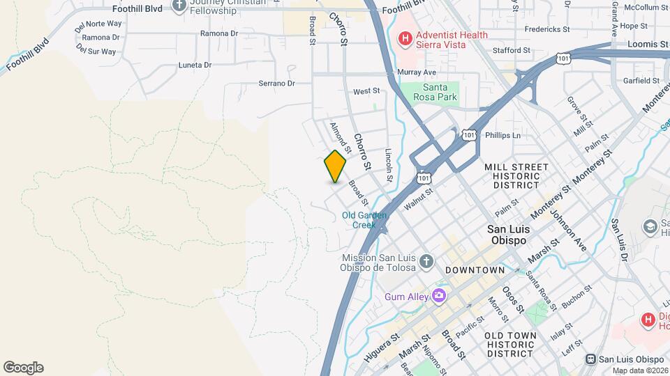 644 Mountain View St Mapa y Detalles de la Ubicación