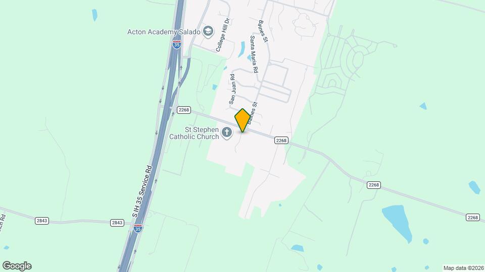 1405 Oak Park Ln Map and Location Details