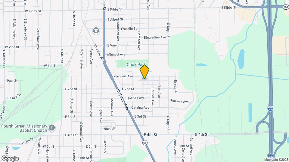 917 Milburn Ave Map and Location Details