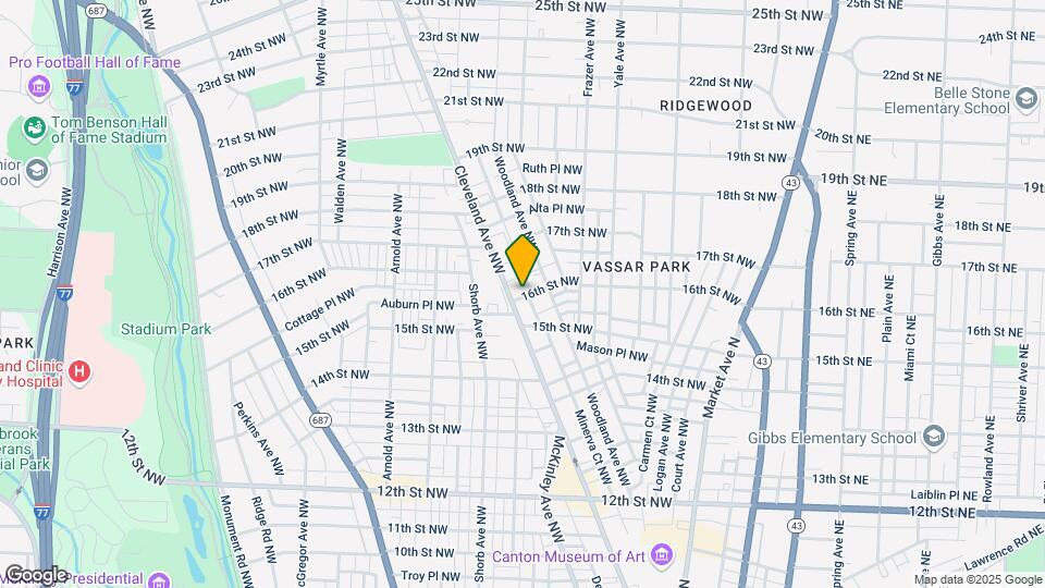 709 16th St NW Mapa y Detalles de la Ubicación