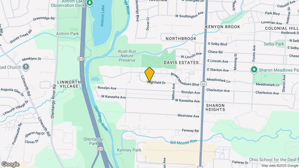 279 Highfield Dr Map and Location Details