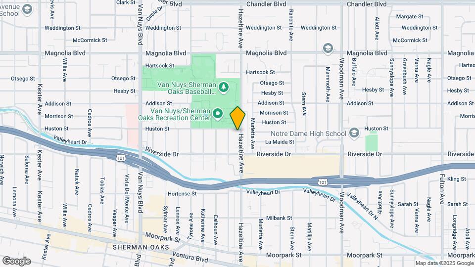 4851 Hazeltine Ave, Unit FL2-ID462 Map and Location Details