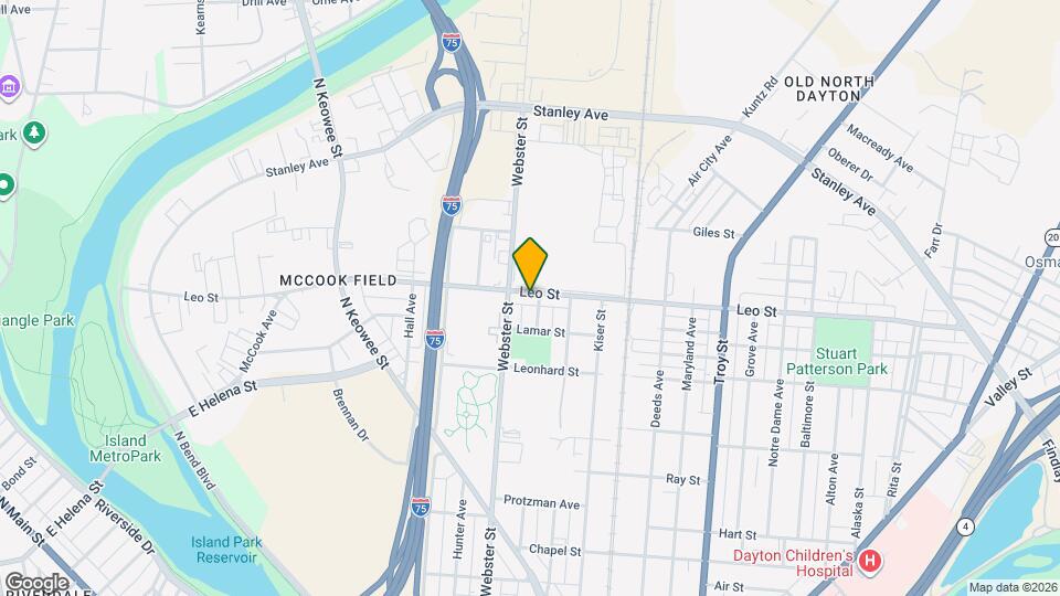 924 Leo St Map and Location Details