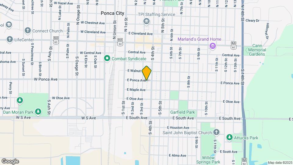 310 E Ponca Ave Mapa y Detalles de la Ubicación