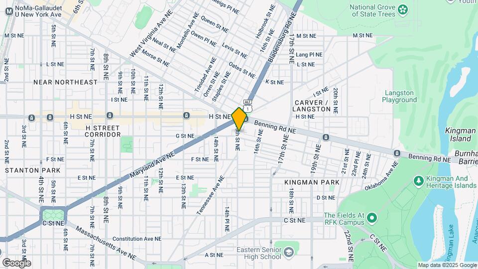 711 15th St NE, Unit 2 Map and Location Details
