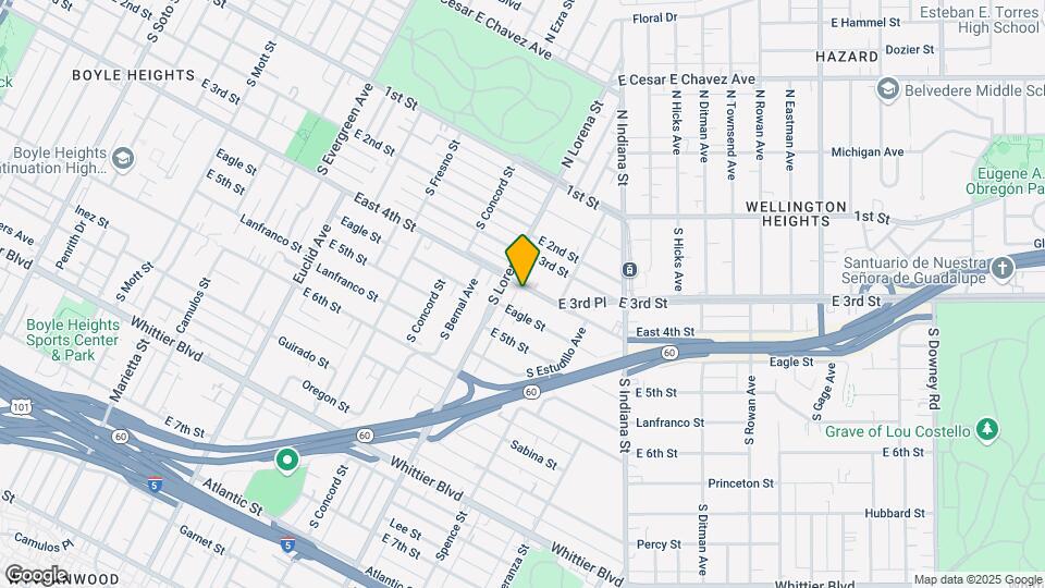 3420 E 4th St Mapa y Detalles de la Ubicación