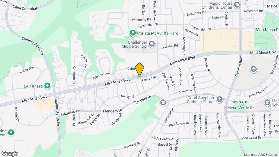 10594 Dabney Dr Map and Location Details