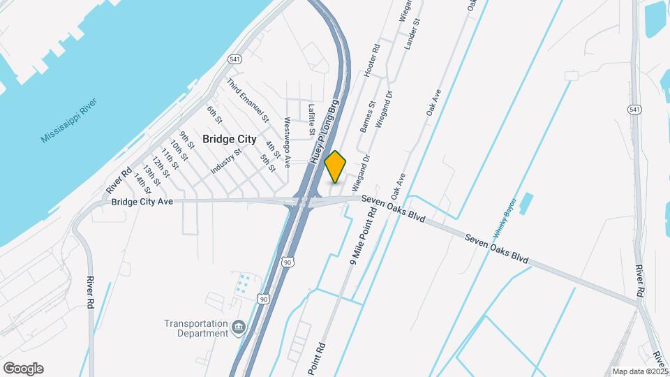 1024 Bridge City Ave Map and Location Details