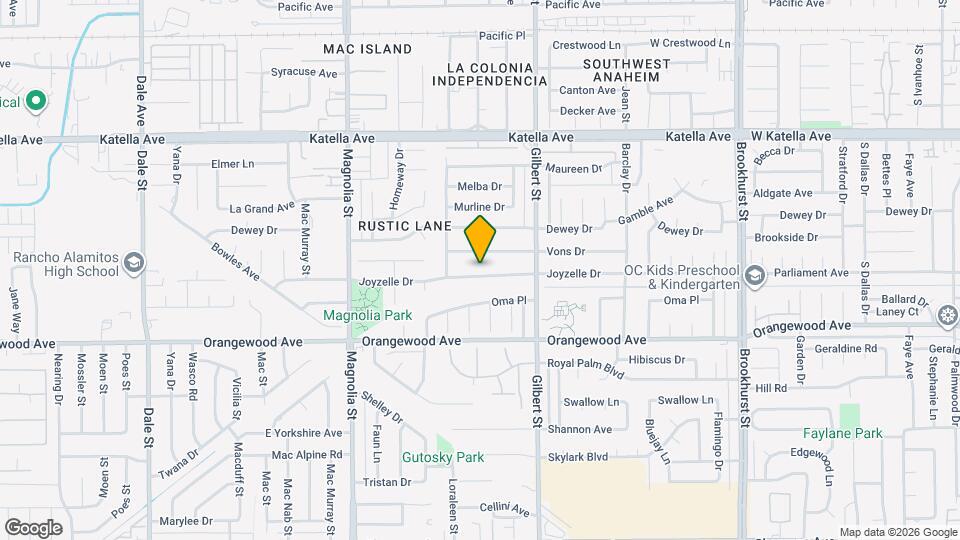 9341 Joyzelle Dr Map and Location Details