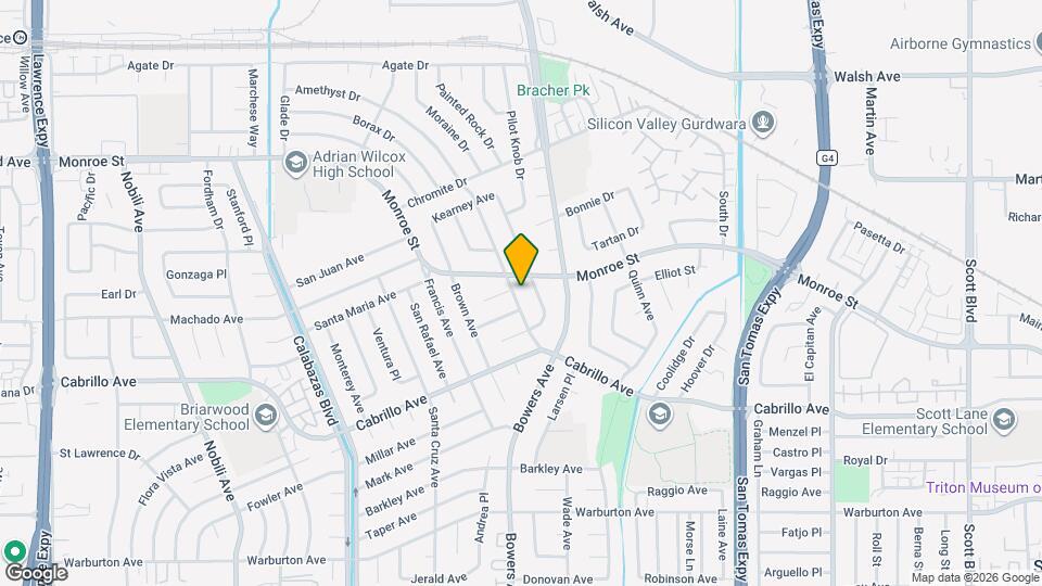 2215 Amethyst Dr Map and Location Details