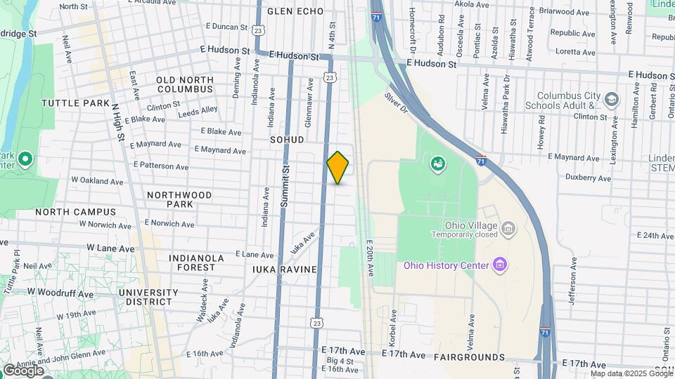 459 E Oakland Ave Map and Location Details