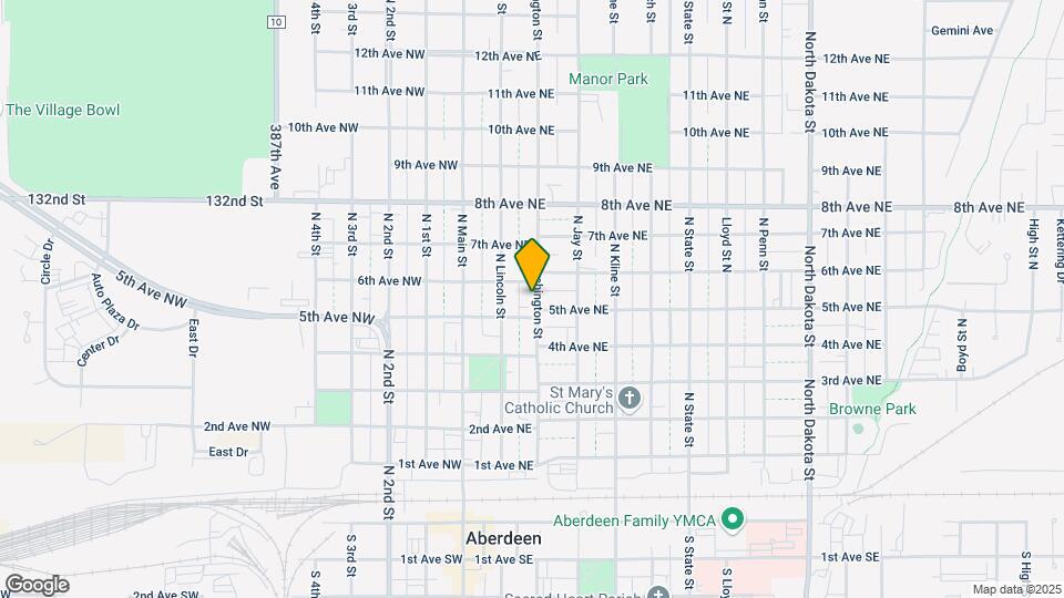 515 N Washington St Map and Location Details