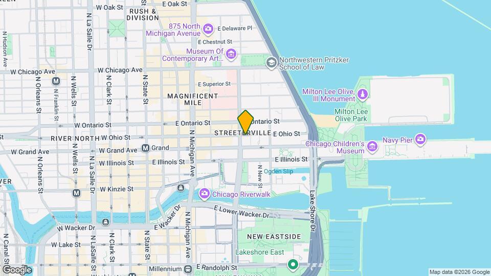 541 N Fairbanks Ct, Unit 37E Mapa y Detalles de la Ubicación