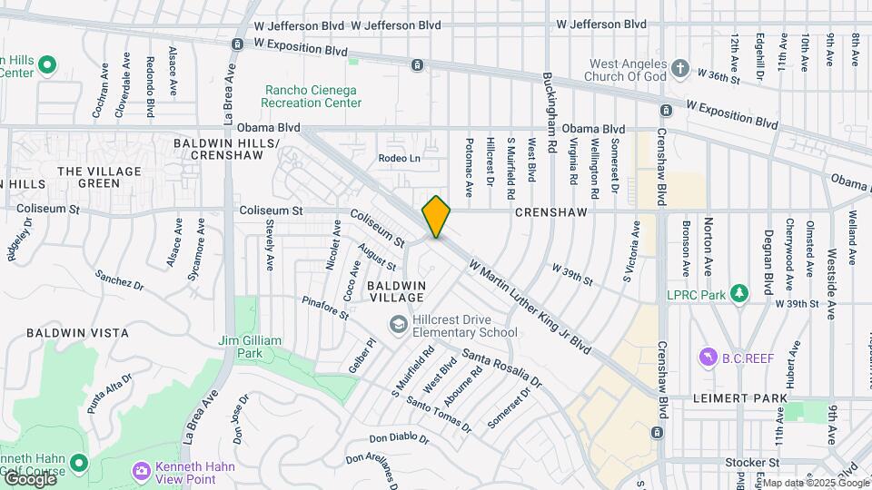 4410 W Martin Luther King Jr Blvd Mapa y Detalles de la Ubicación