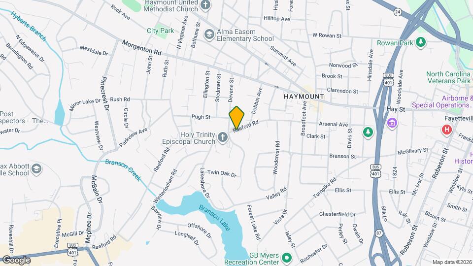 1513 Raeford Rd Map and Location Details