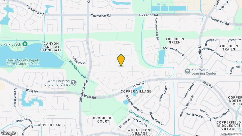 16619 Whitaker Creek Dr Map and Location Details