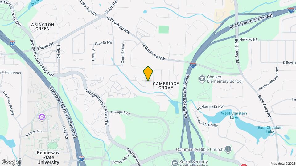 The Avenues of Kennesaw East & West Map and Location Details