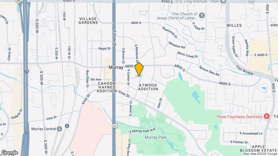 4880 S Wasatch St Map and Location Details