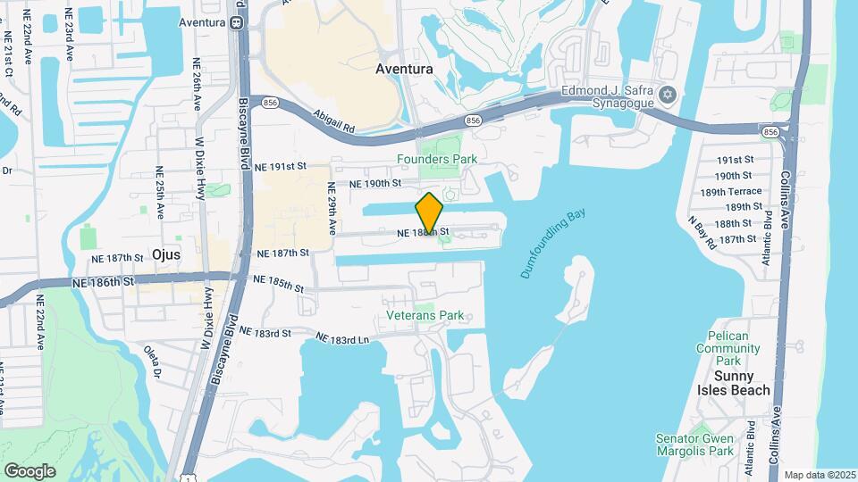 Aventura Condominium Map and Location Details