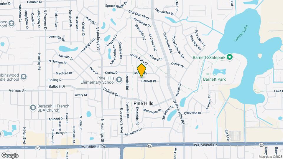5305 Barnett Pl Mapa y Detalles de la Ubicación