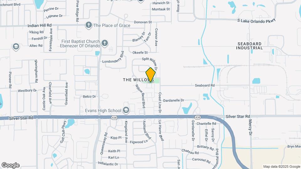 2900 Eastern Willow Ave Map and Location Details