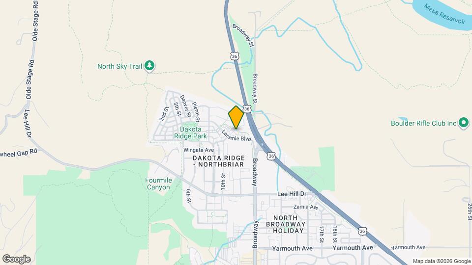 1001 Laramie Blvd Map and Location Details
