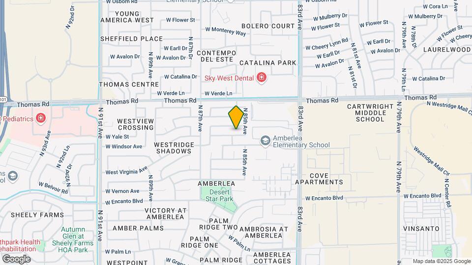 8526 W Cambridge Ave Map and Location Details